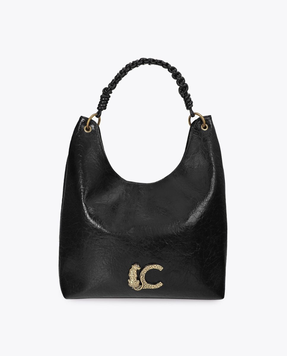 Imagen 1 de Shopper con detalle de asa trenzada - Lola Casademunt - Negro Negro
