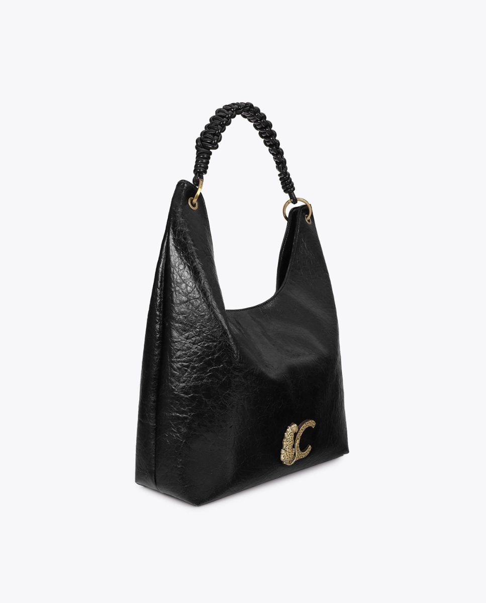 Imagen 3 de Shopper con detalle de asa trenzada - Lola Casademunt - Negro Negro