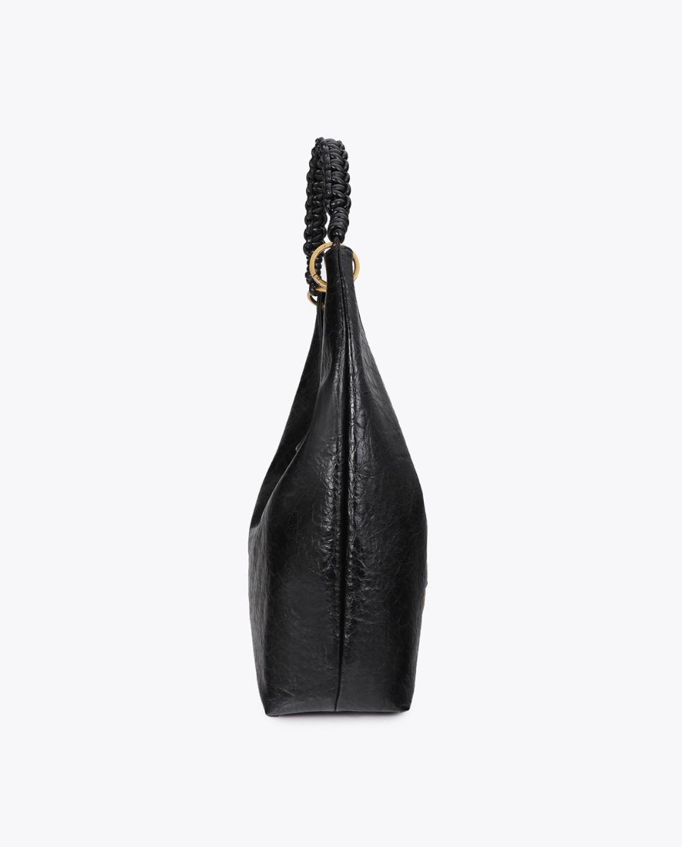 Imagen 4 de Shopper con detalle de asa trenzada - Lola Casademunt - Negro Negro