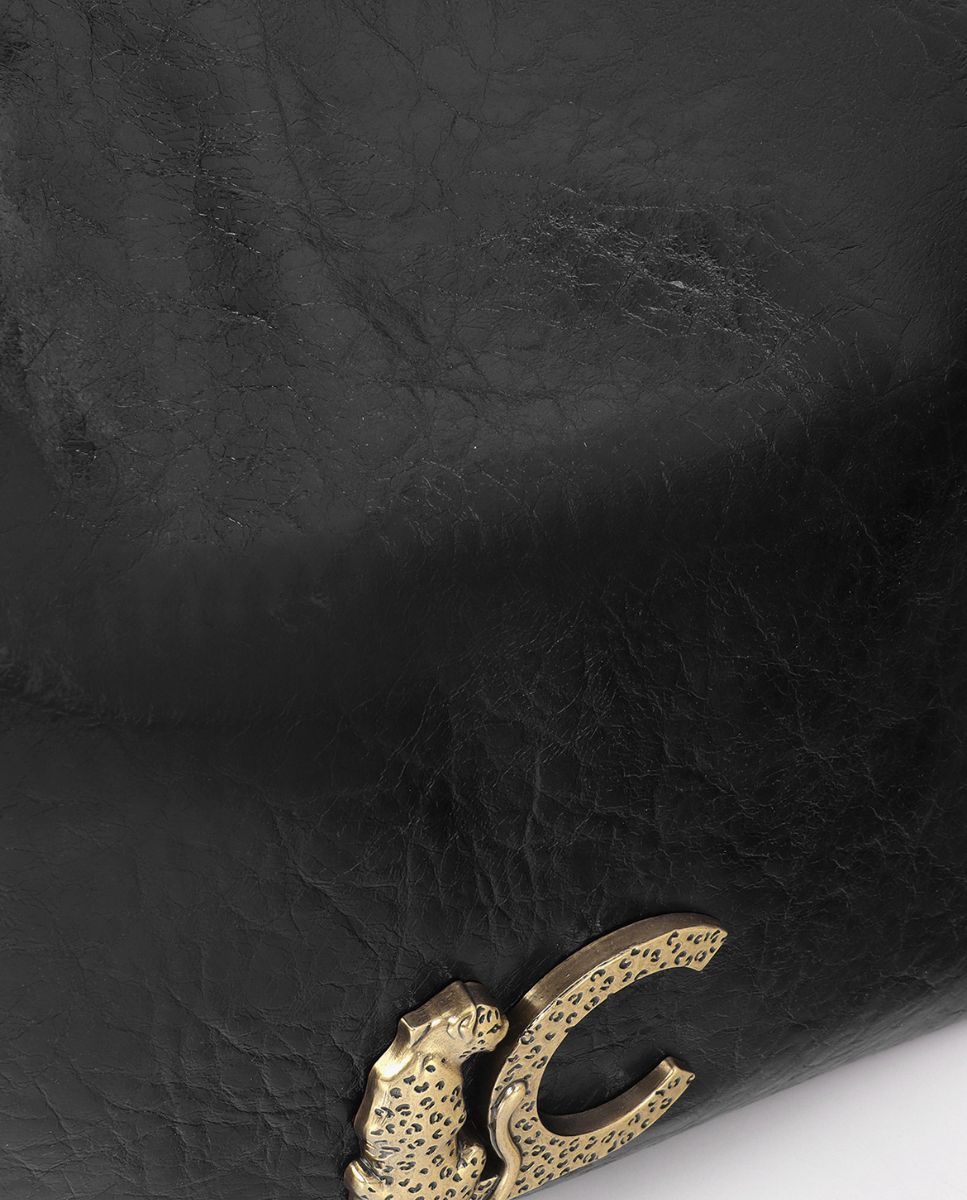 Imagen 5 de Shopper con detalle de asa trenzada - Lola Casademunt - Negro Negro