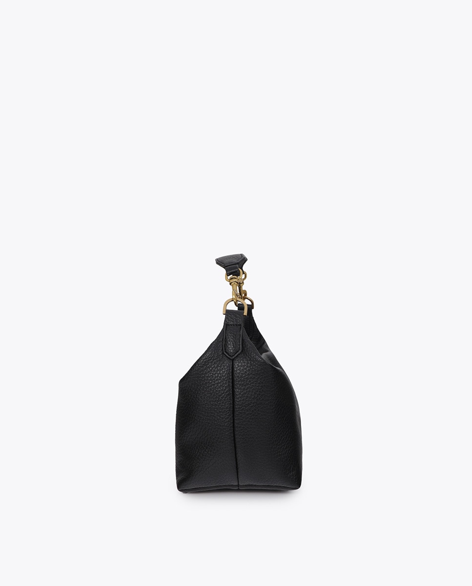Bandolera pequeña aplique metálico leopardo - Lola Casademunt - Negro Negro-2