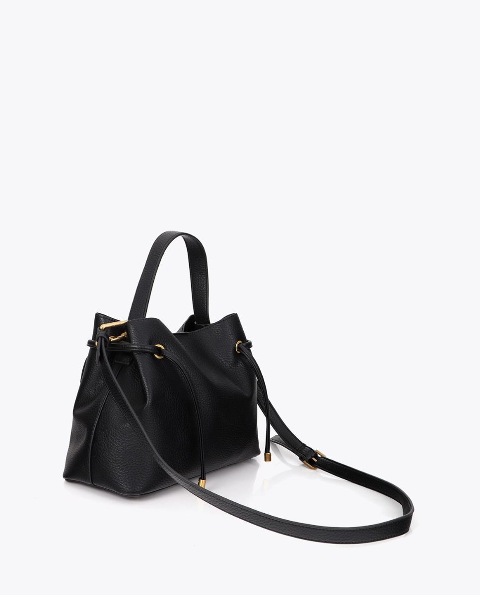 Shopper pequeño aplique metálico leopardo - Lola Casademunt - Negro Negro-4