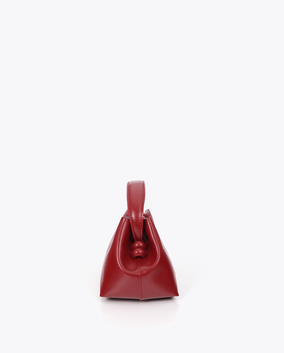 Bandolera pequeña efecto piel - Lola Casademunt - Rojo Rojo-2