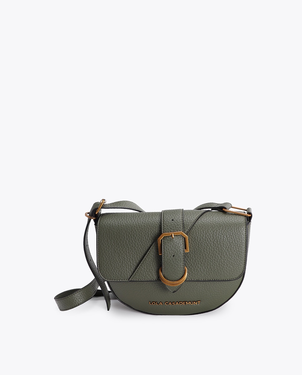 Bolso cruzado con detalle de cinturón - Lola Casademunt - Verde militar Verde militar-1