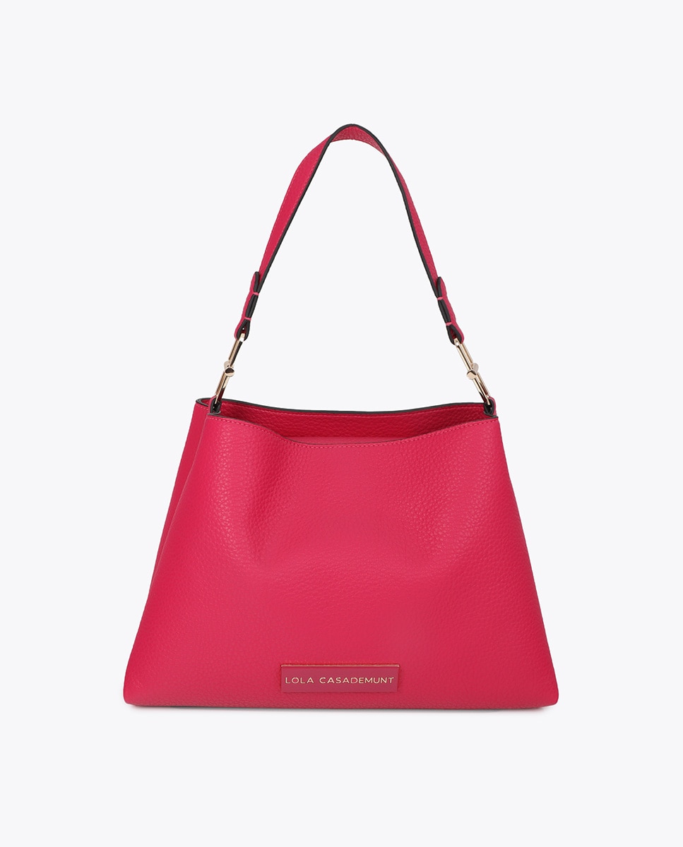 Shopper de efecto cuero - Lola Casademunt - Fucsia Fucsia-1