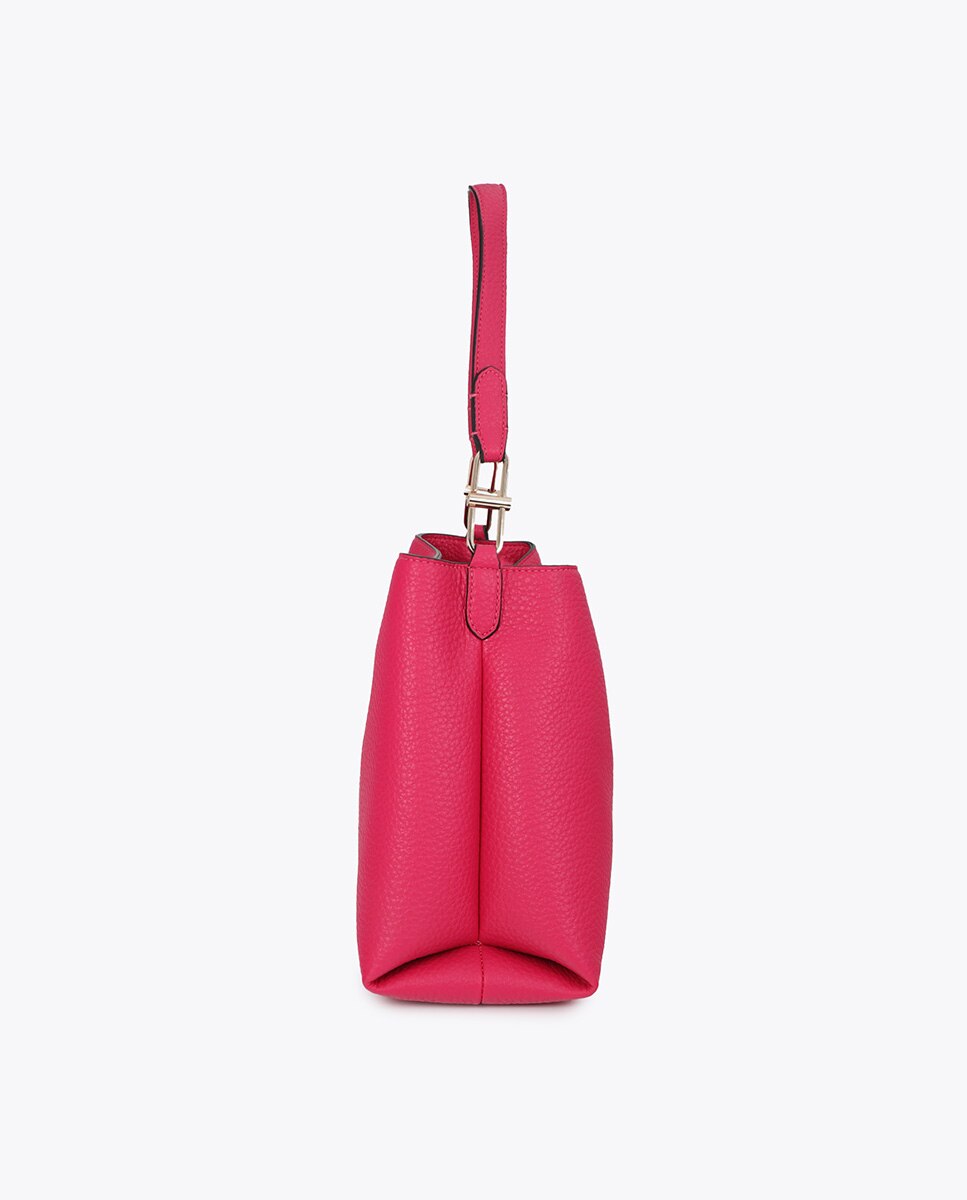 Shopper de efecto cuero - Lola Casademunt - Fucsia Fucsia-2