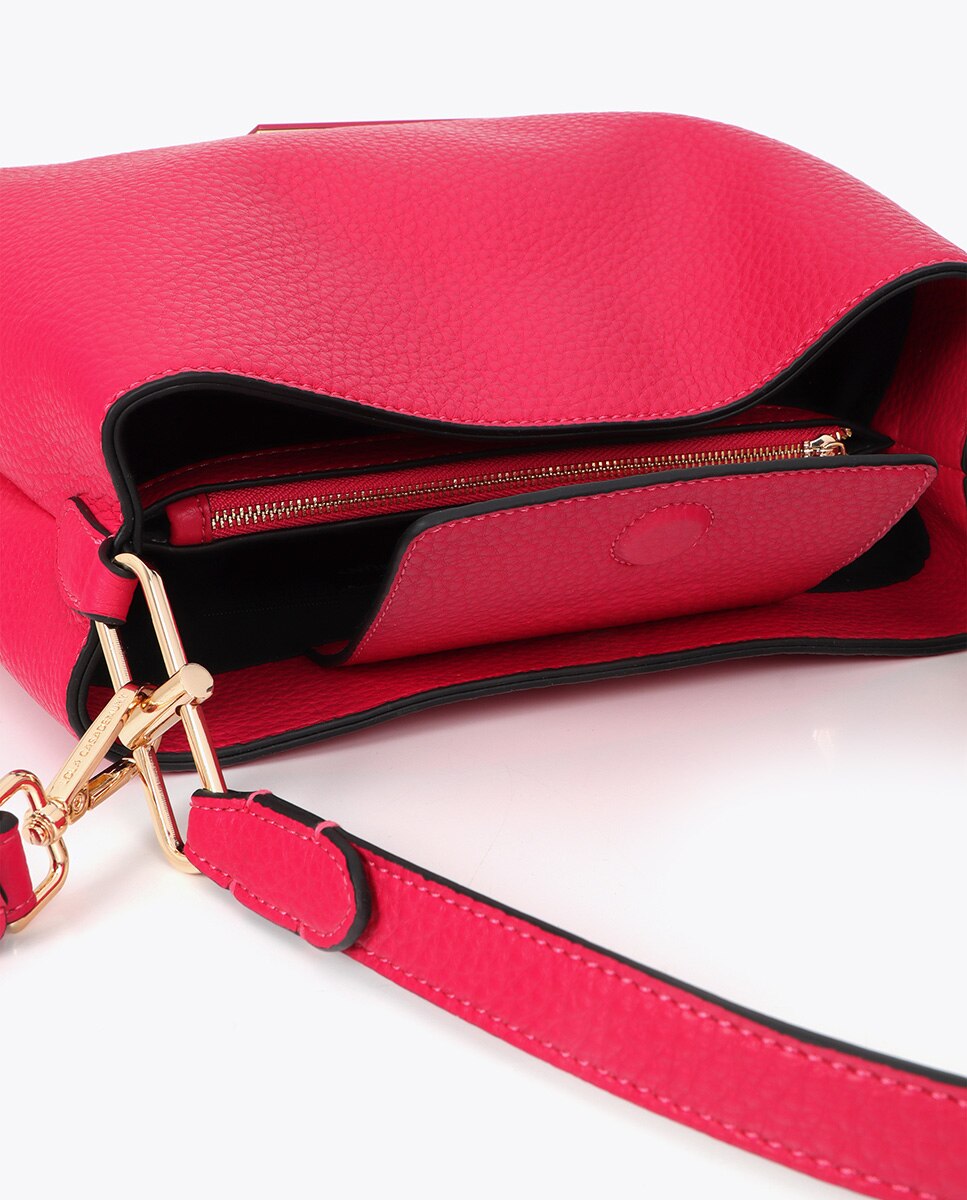 Shopper de efecto cuero - Lola Casademunt - Fucsia Fucsia-5