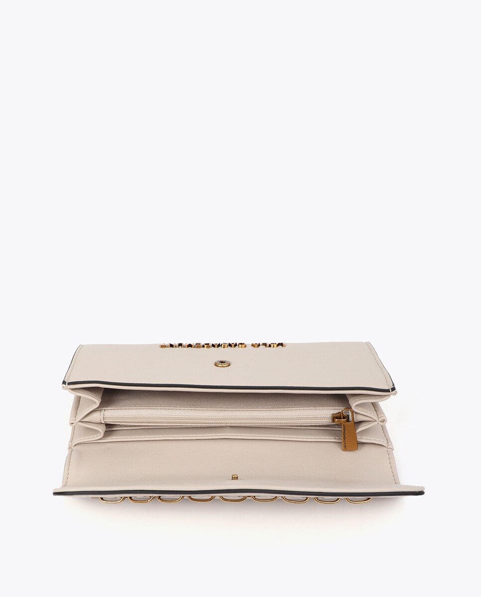 Cartera efecto piel con ojales - Lola Casademunt - Blanco Blanco-5