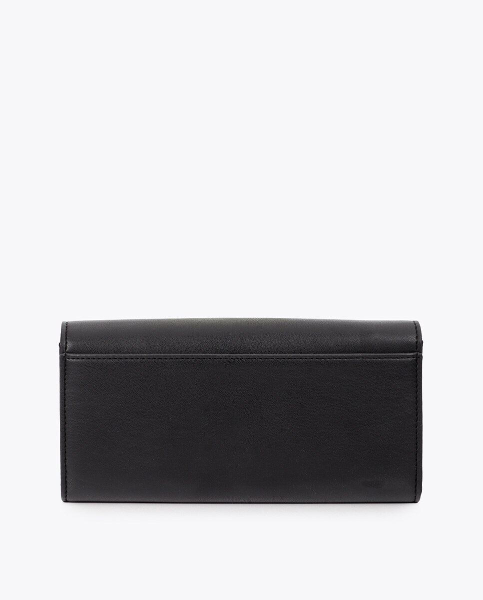 Cartera efecto piel con ojales - Lola Casademunt - Negro Negro-2