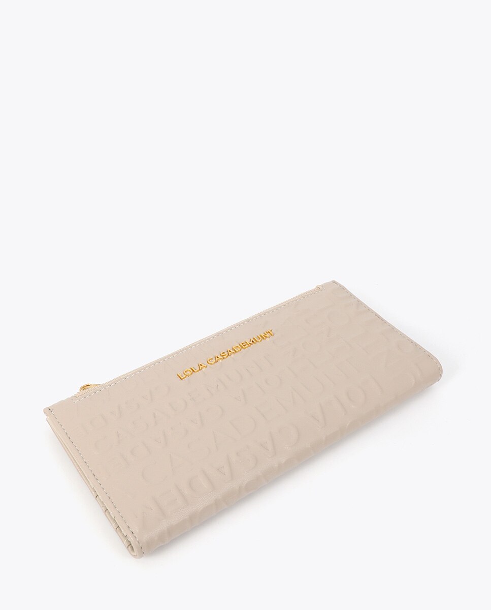 Billetera básica monograma - Lola Casademunt - Blanco Blanco-3