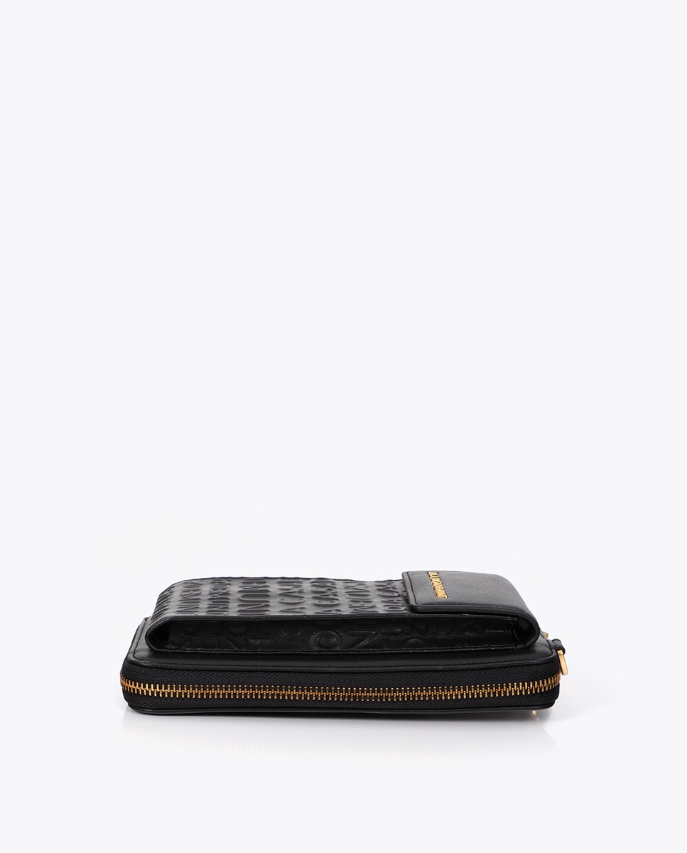 Bolso para móvil logo pespunte - Lola Casademunt - Negro Negro-3