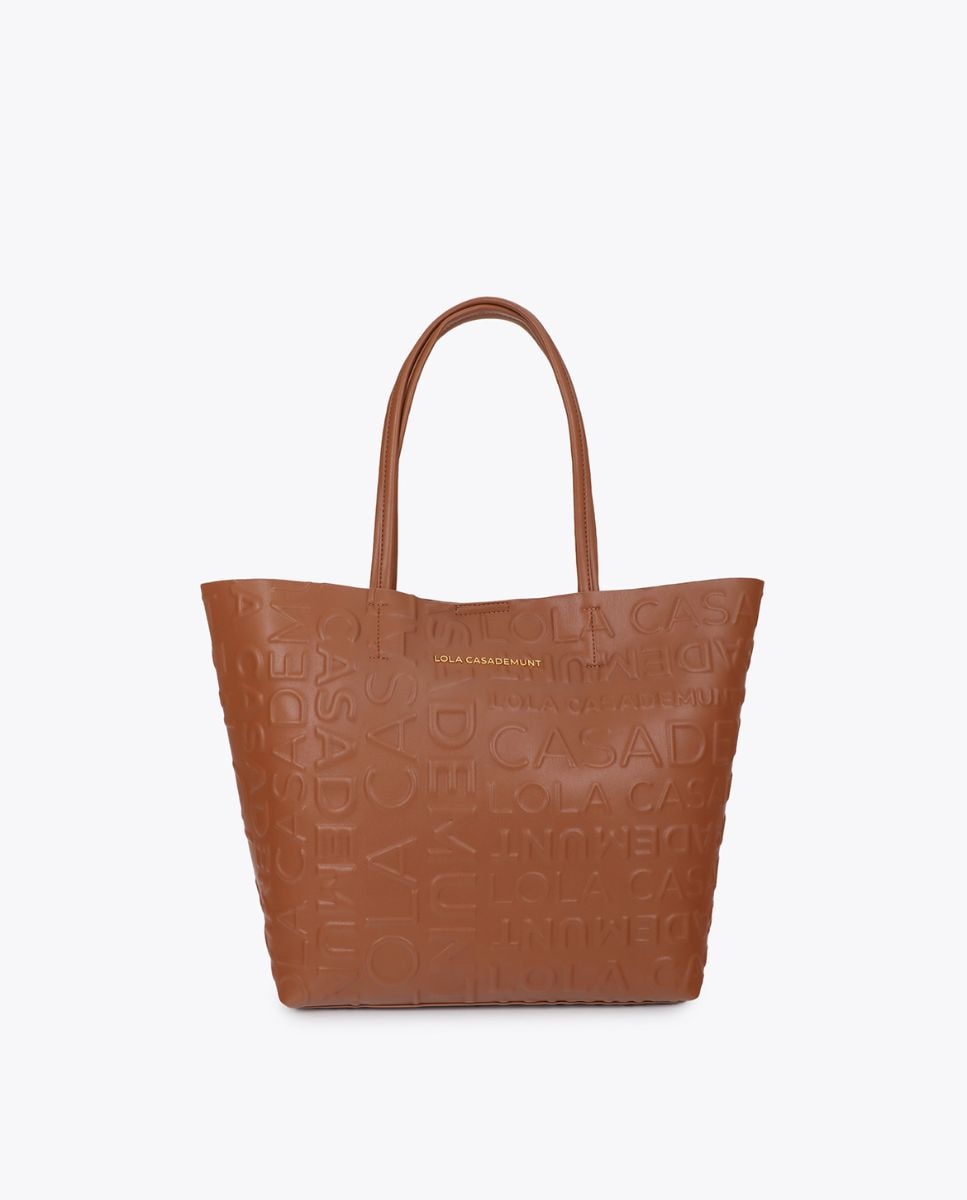 Shopper básico monograma - Lola Casademunt - Marrón claro Marrón claro-1