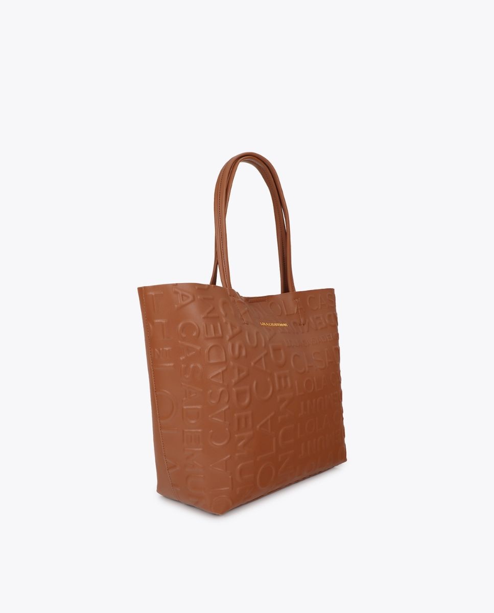 Shopper básico monograma - Lola Casademunt - Marrón claro Marrón claro-3