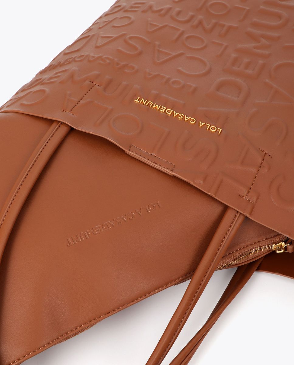 Shopper básico monograma - Lola Casademunt - Marrón claro Marrón claro-4