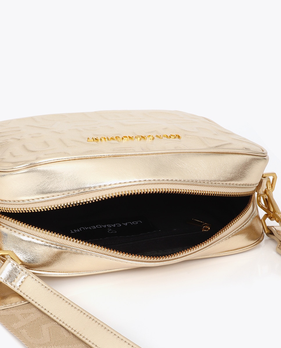 Bolso bandolera básico - Lola Casademunt - Oro Oro-5