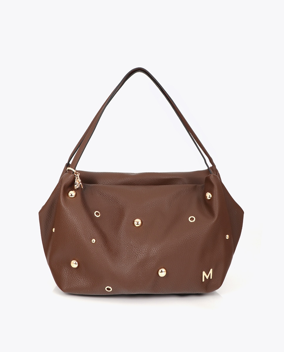 Shopper efecto piel multi tachas - Lola Casademunt - Canela Canela-1