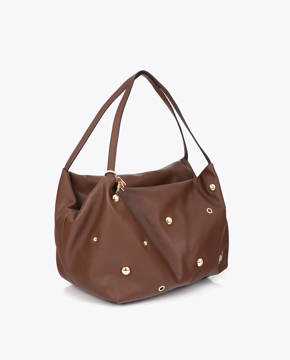 Shopper efecto piel multi tachas - Lola Casademunt - Canela Canela-3