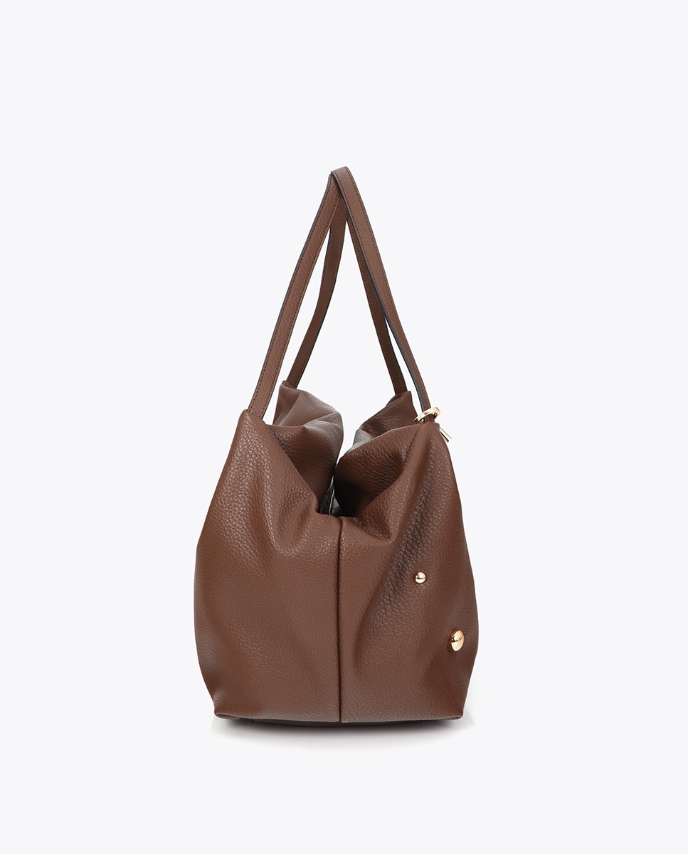 Shopper efecto piel multi tachas - Lola Casademunt - Canela Canela-2