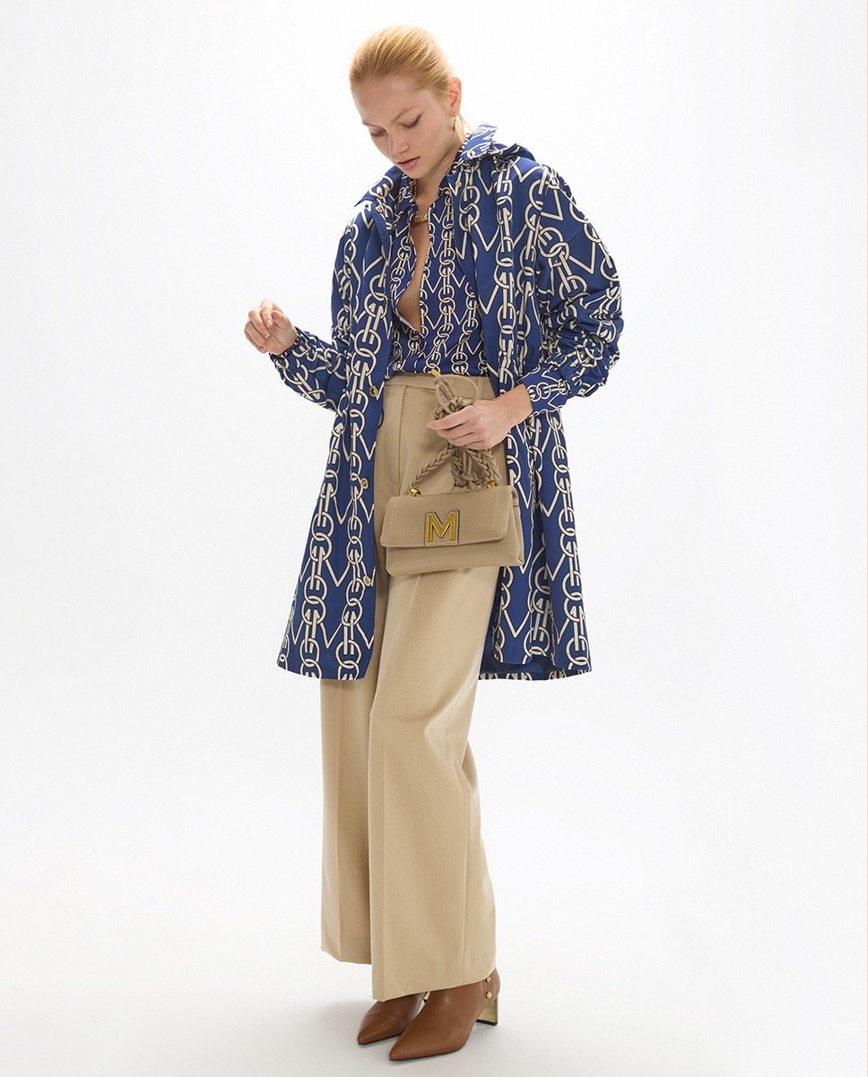 Pantalón de vestir de mujer doble pinza sastre - Lola Casademunt - Beige Beige-5