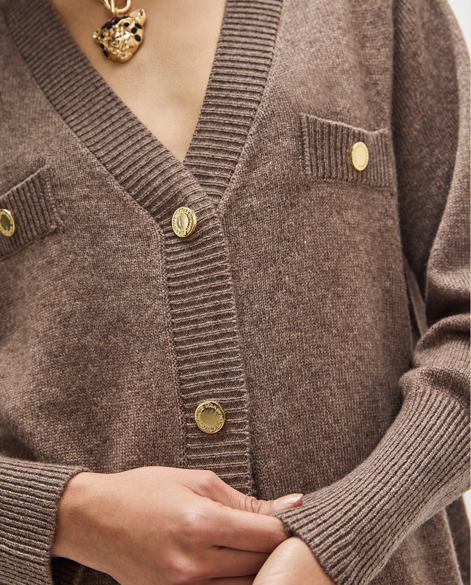 Cárdigan de mujer largo militar - Lola Casademunt - Topo Topo-4