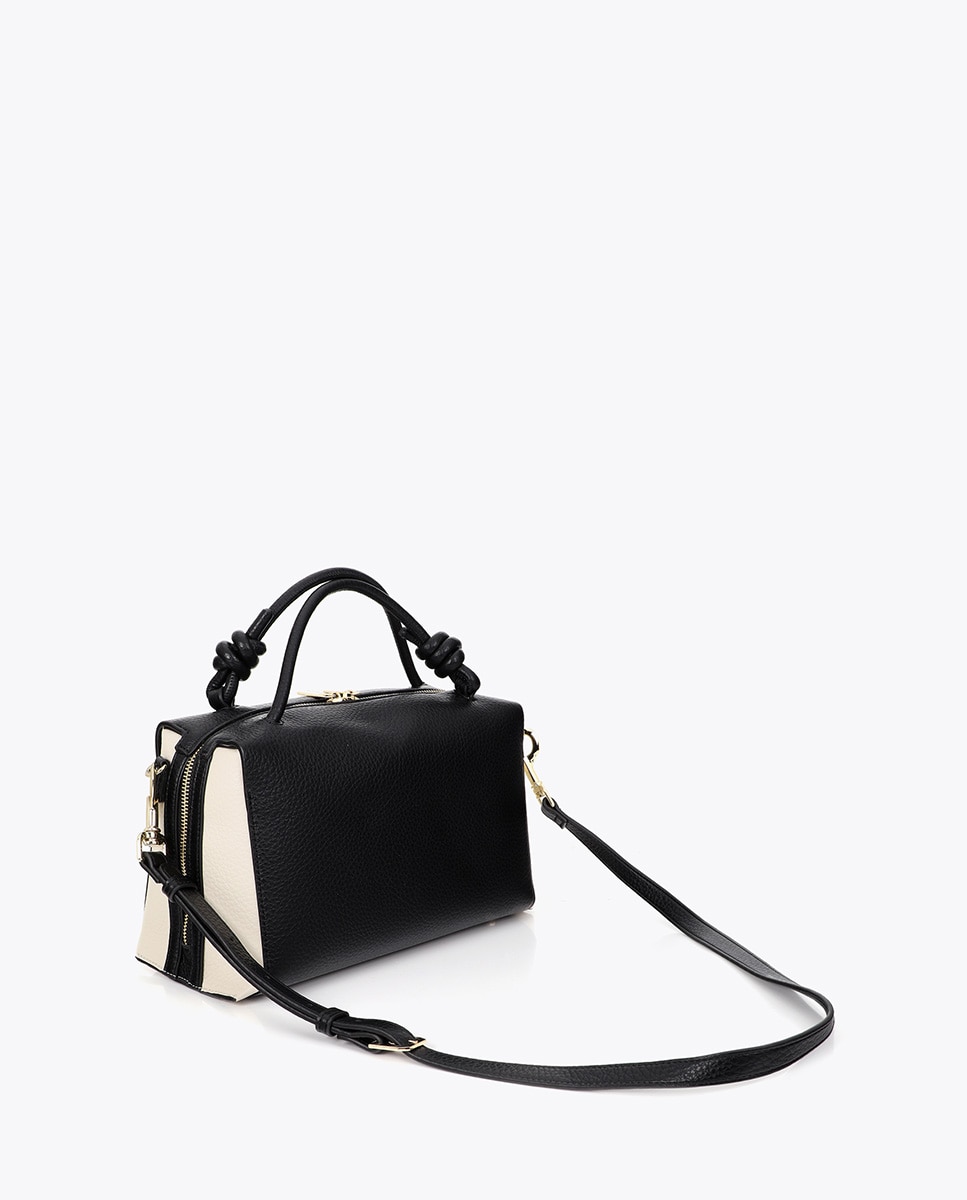 Bandolera bowling bicolor - Lola Casademunt - Negro / Blanco Negro / Blanco-4