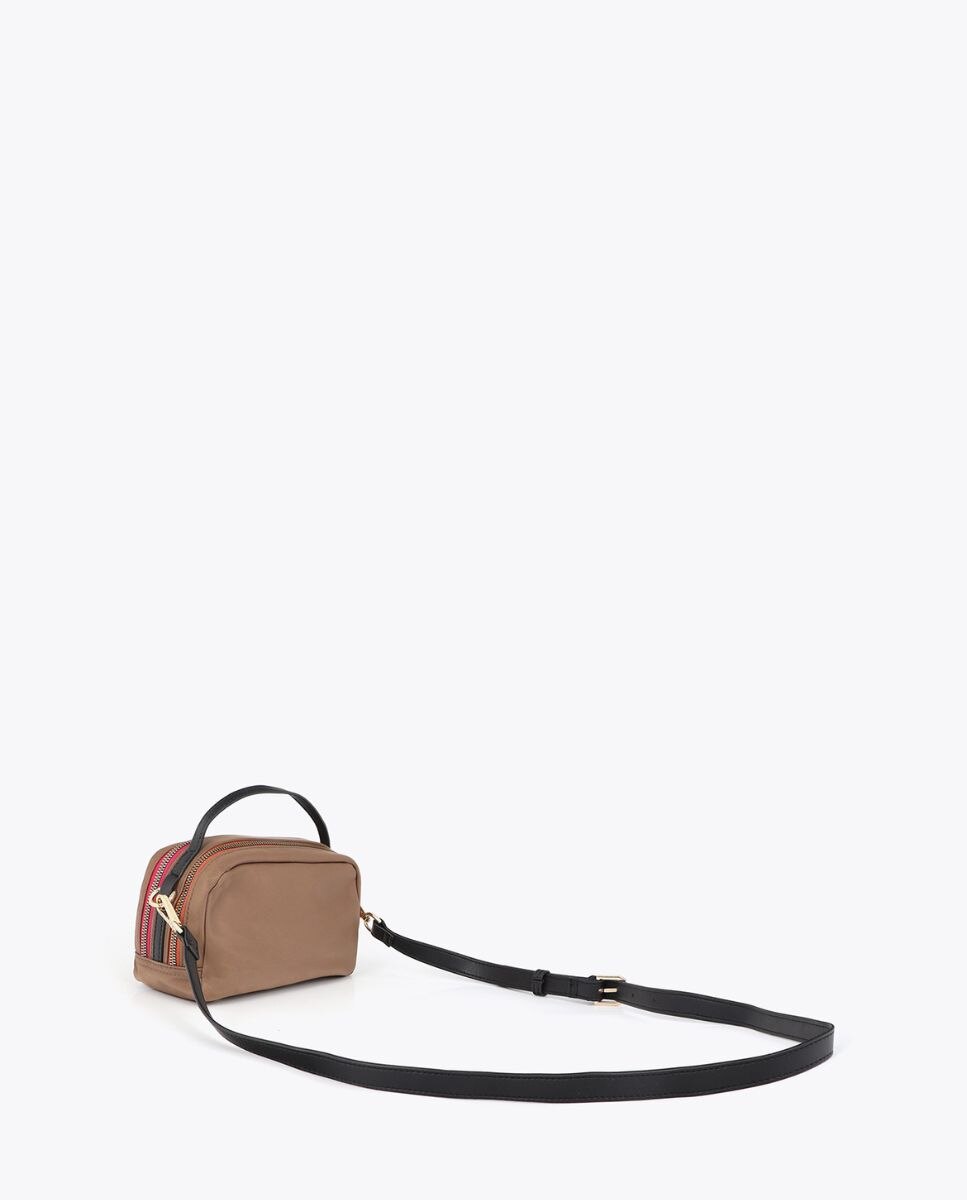 Bandolera de nylon detalle charm - Lola Casademunt - Beige Beige-4
