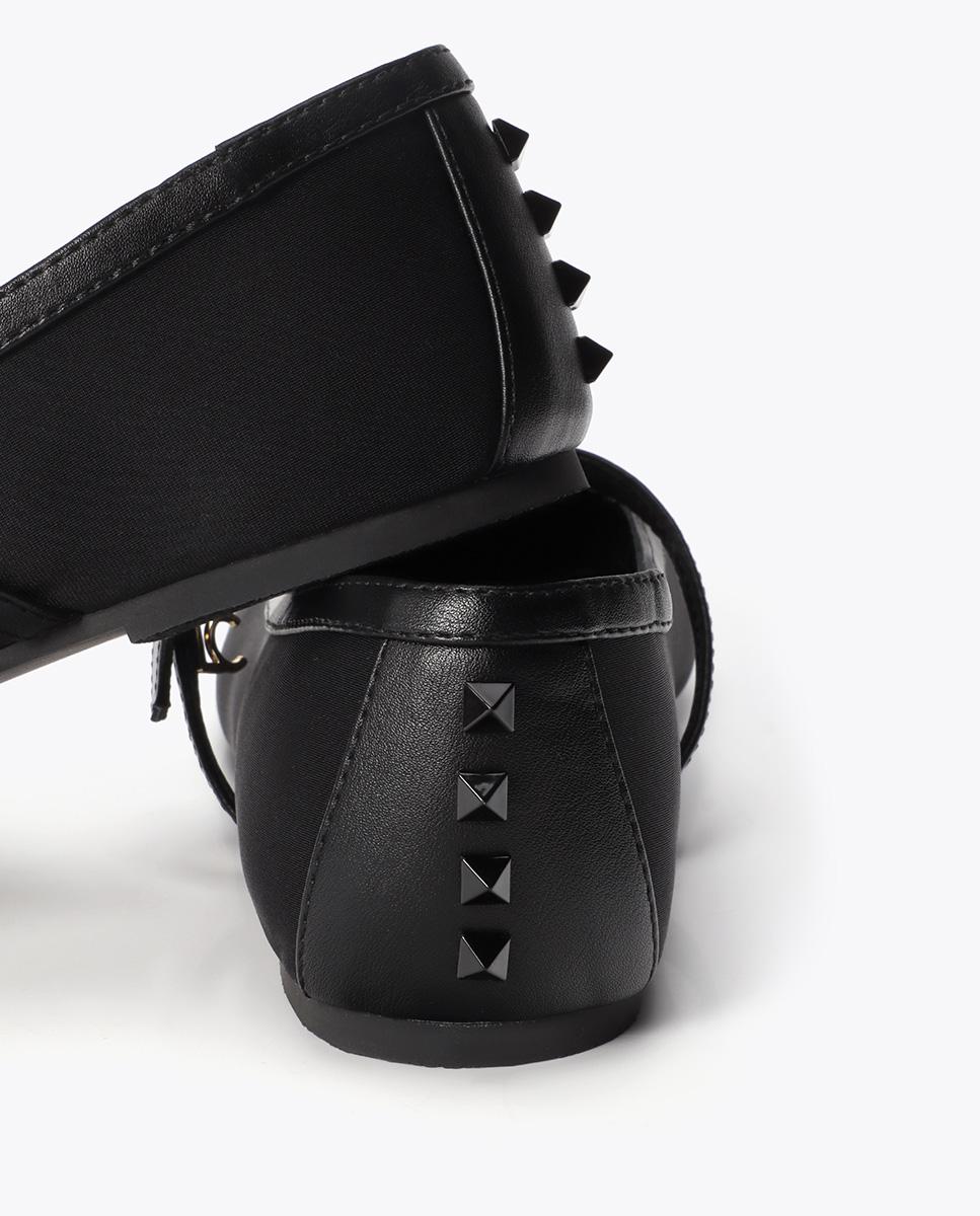 Merceditas de mujer de neopreno con tachas - Lola Casademunt - Negro Negro-5