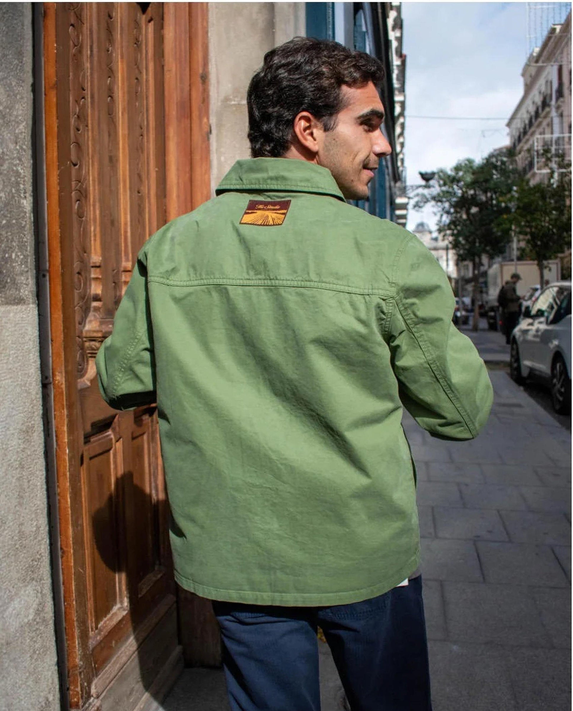Imagen 3 de Cazadora de hombre de corte regular eric - Tintoremus Sttudio - Verde Verde