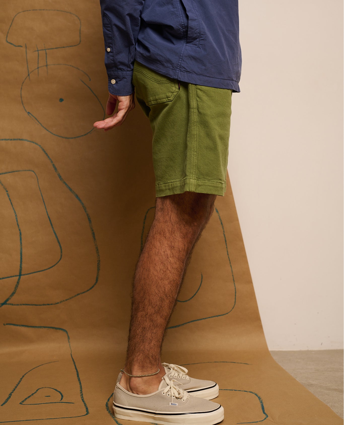 Imagen 0 de Pantalón corto clemen short de hombre dusty leave Verde
