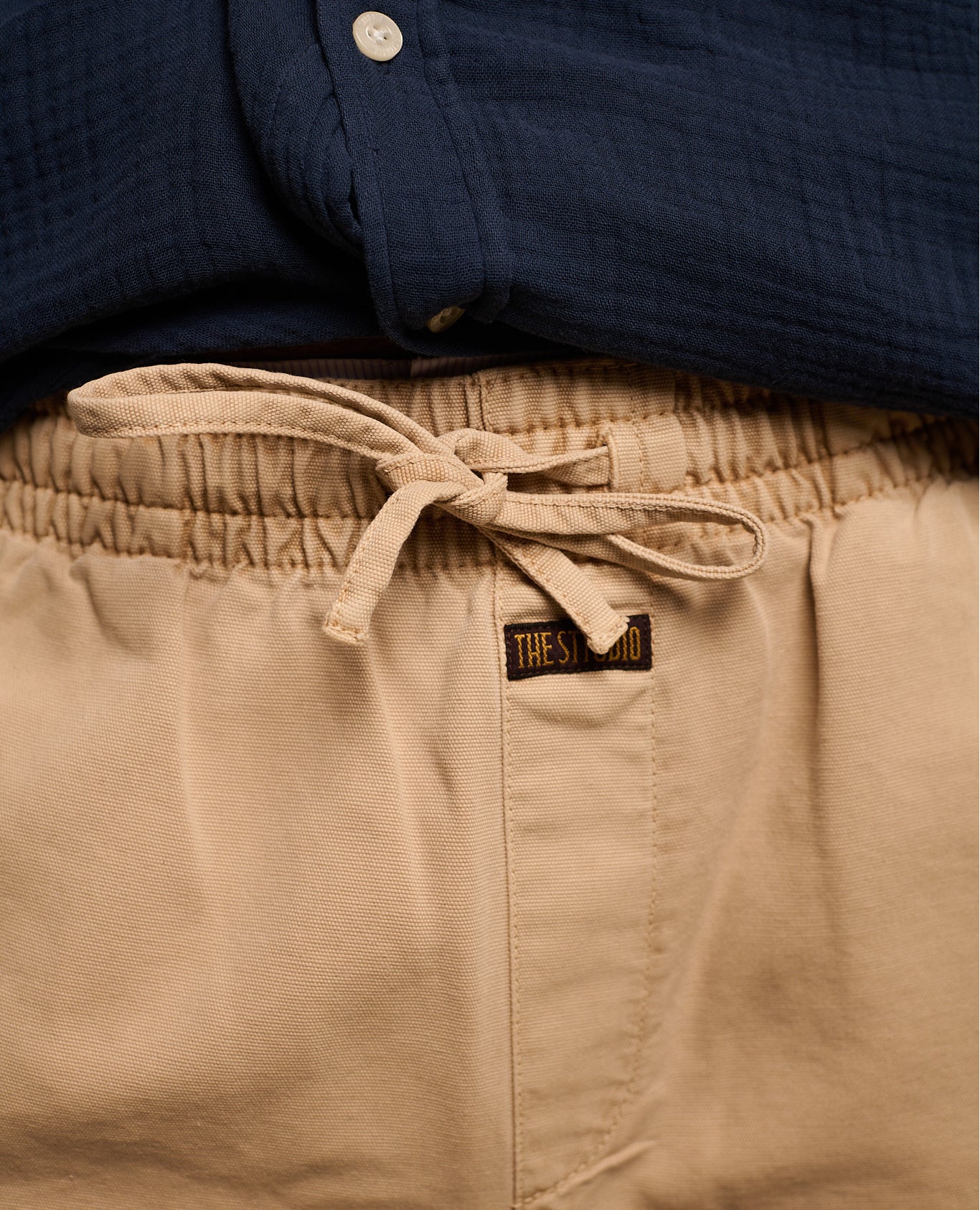 Imagen 4 de Pantalón corto will de hombre deep sea - Tintoremus Sttudio - Natural Natural