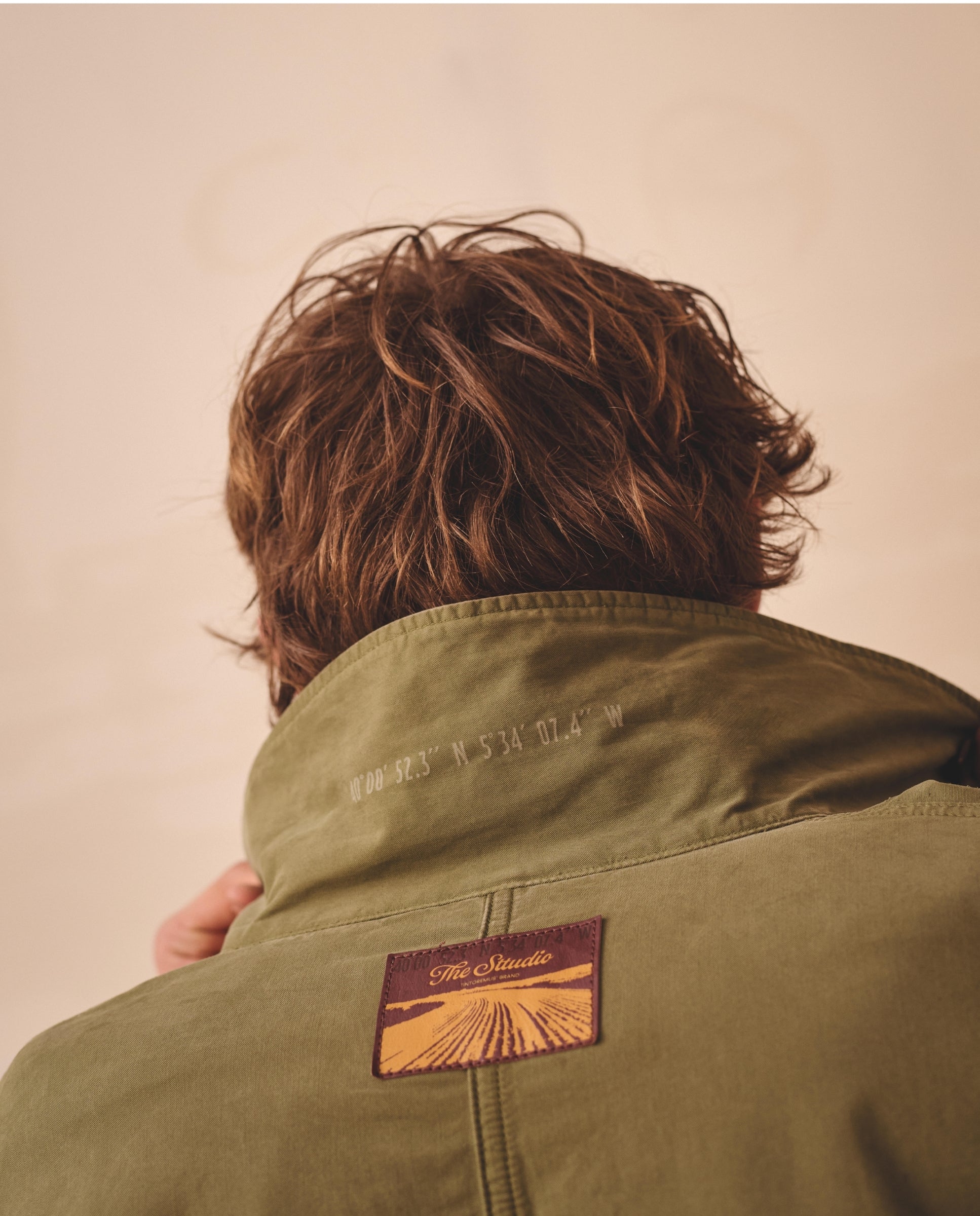 Imagen 2 de Gabardina 3/4 de hombre en algodón tommy - Tintoremus Sttudio - Verde Verde