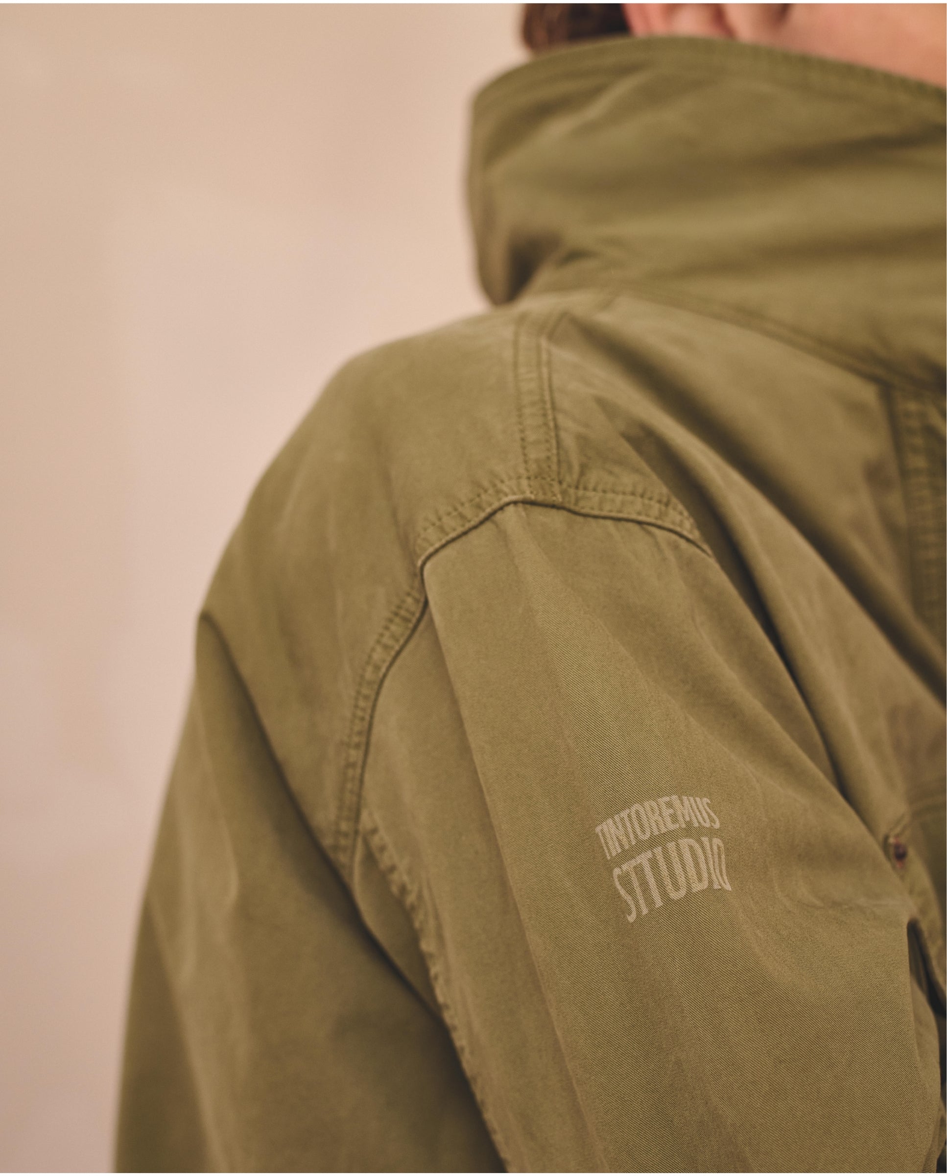 Imagen 4 de Gabardina 3/4 de hombre en algodón tommy - Tintoremus Sttudio - Verde Verde