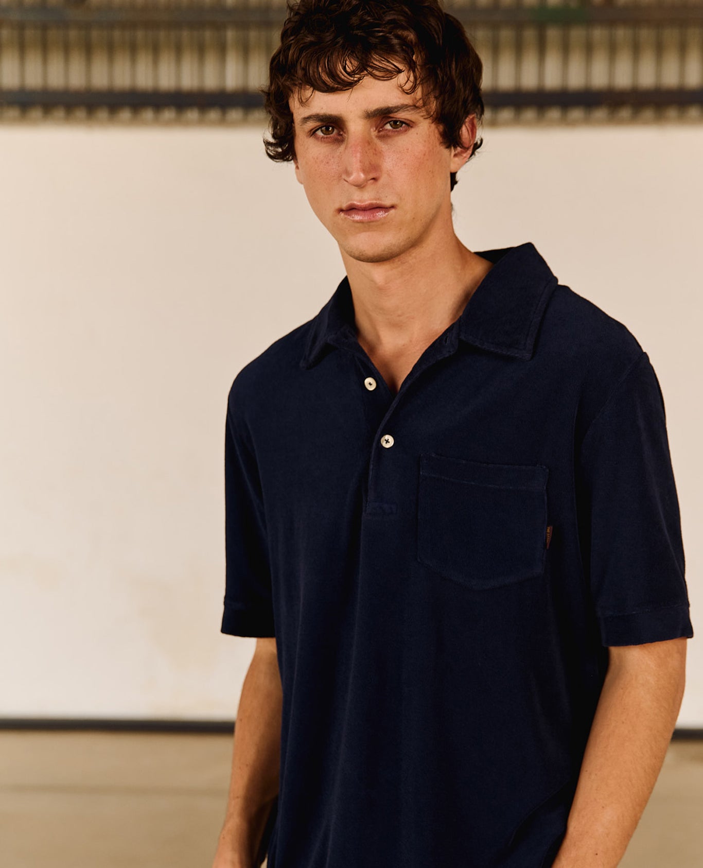 Imagen 0 de Polo de manga corta 100% organic cotton barney de hombre mulberry Azul
