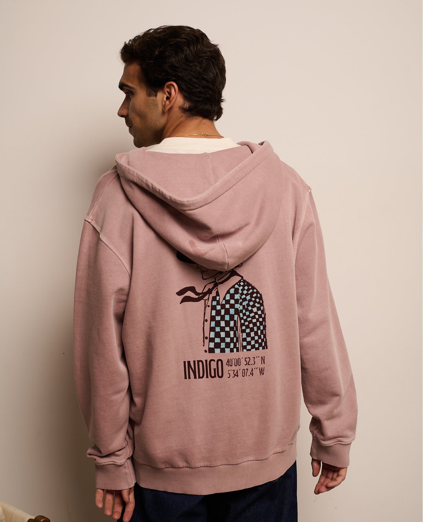 Imagen 0 de Sudadera hoodie jimmie presenting de hombre deep sea Rosa