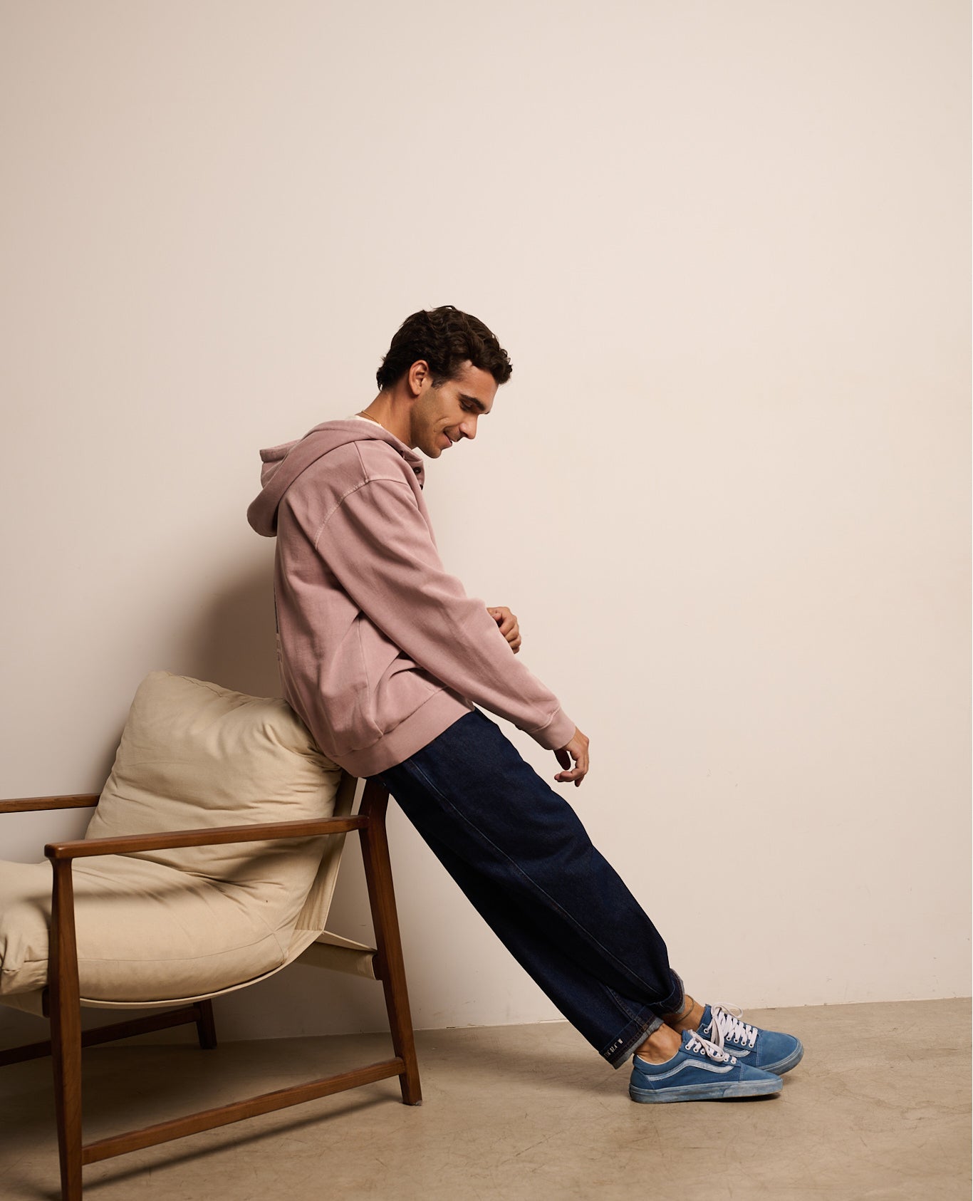 Sudadera hoodie jimmie presenting de hombre iris - Tintoremus Sttudio - Rosa Rosa-4