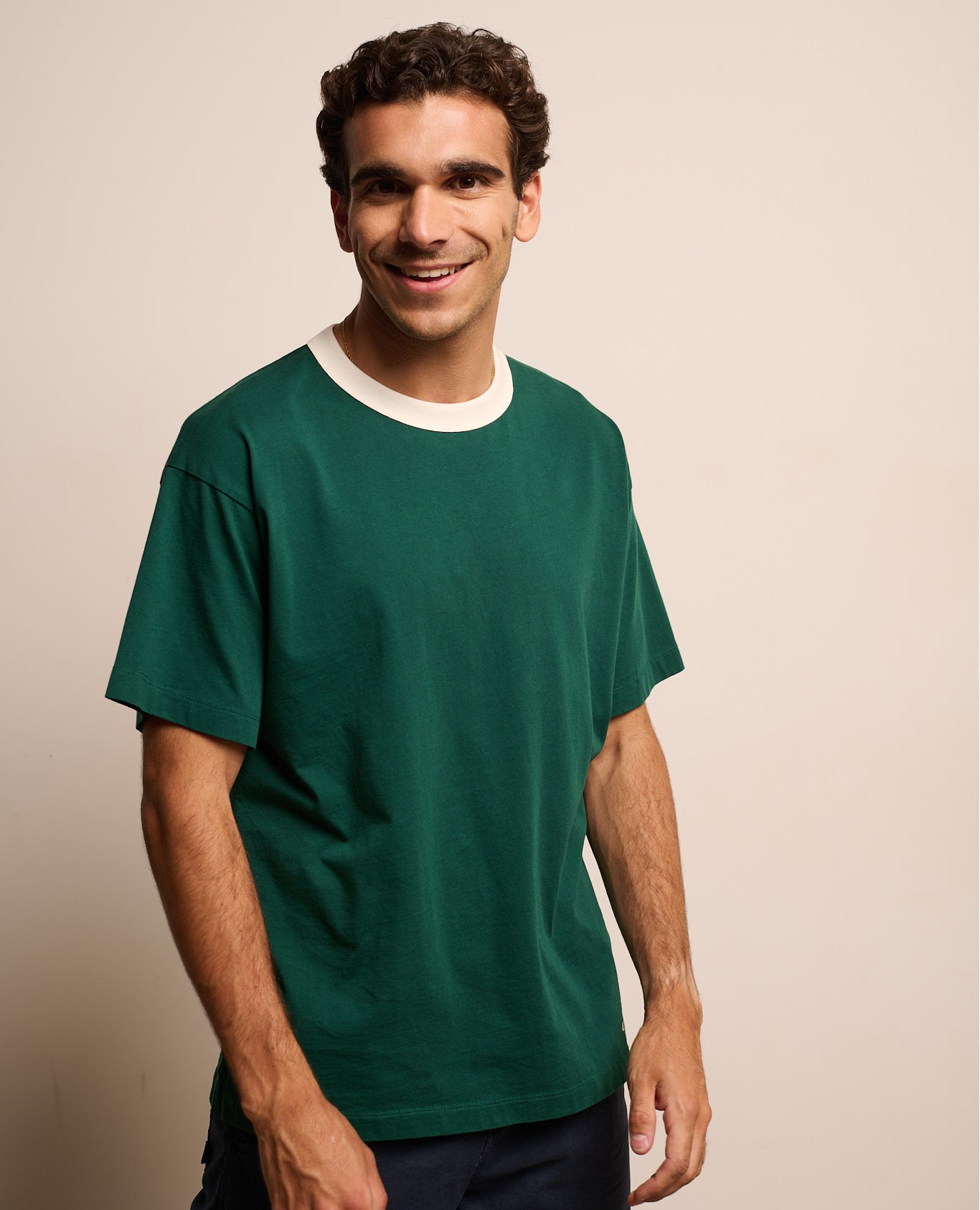Imagen 0 de Camiseta manga corta henry coordinates de hombre sherwood Verde