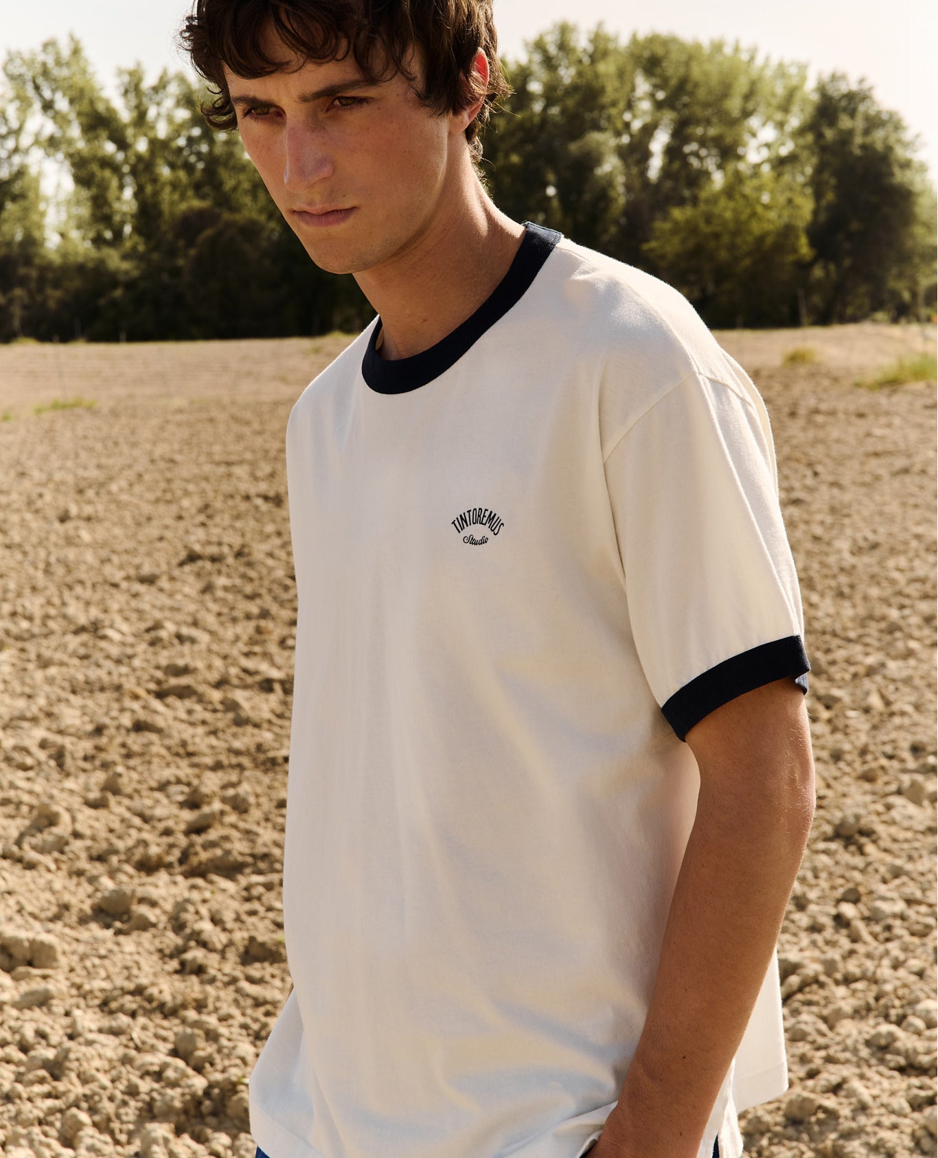 Imagen 3 de Camiseta manga corta henry alligator de hombre factory white - Tintoremus Sttudio - Blanco Blanco