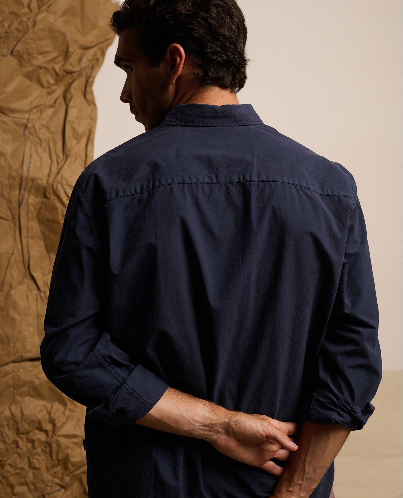 Imagen 5 de Camisa james de hombre relaxed factory white - Tintoremus Sttudio - Azul Azul
