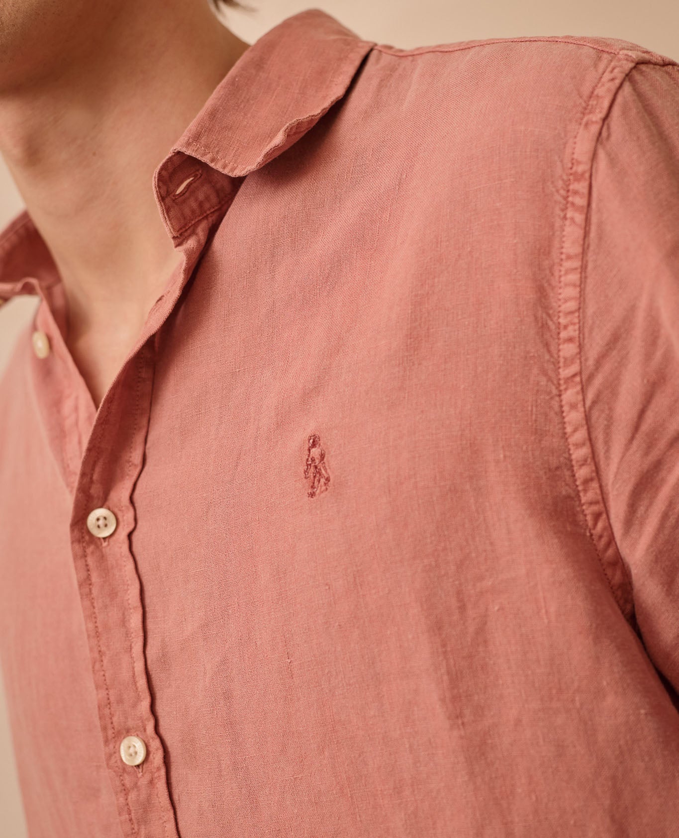 Camisa cary de hombre relaxed dark lilac - Tintoremus Sttudio - Rosa Rosa-2
