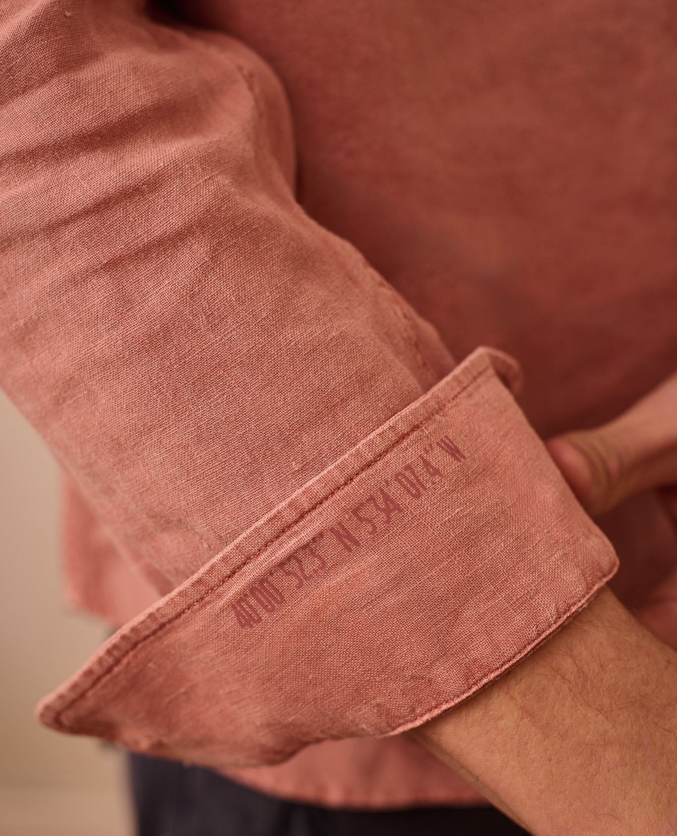 Camisa cary de hombre relaxed dark lilac - Tintoremus Sttudio - Rosa Rosa-3