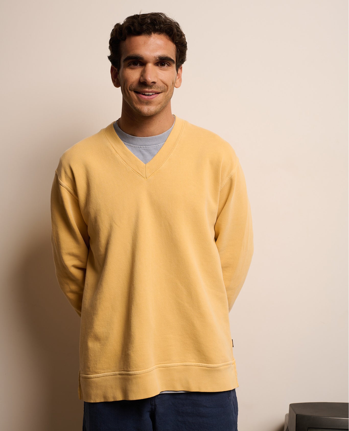 Imagen 0 de Sudadera jim de hombre cannes yelllow Amarillo