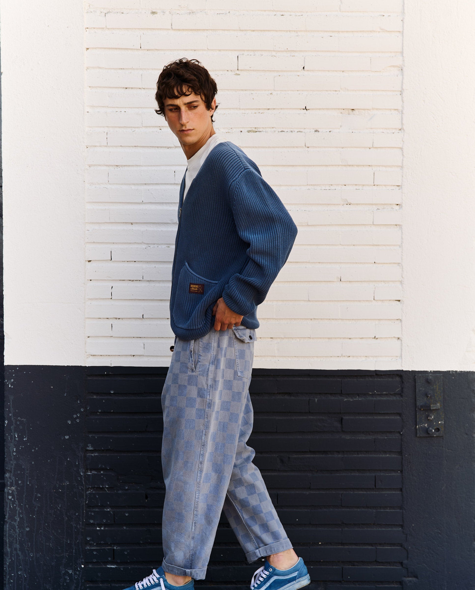 Imagen 1 de Pantalón de hombre cropped relaxed-tapered cosme - Tintoremus Sttudio - Naranja Naranja