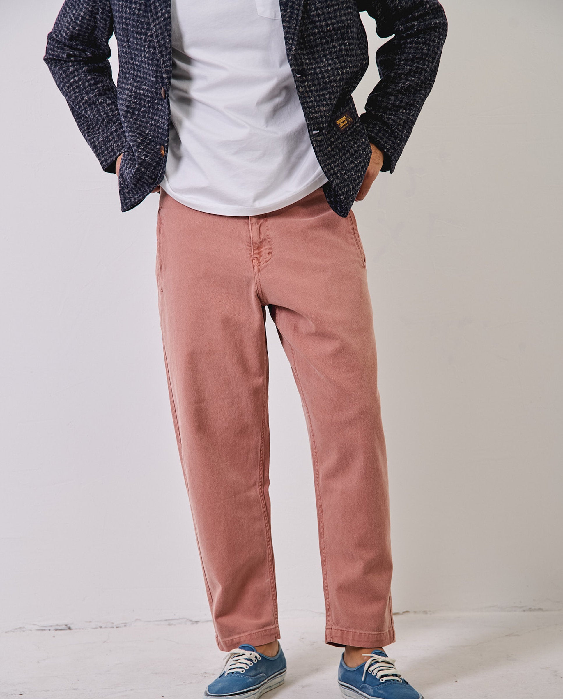 Imagen 3 de Pantalón de hombre cropped relaxed-tapered cosme - Tintoremus Sttudio - Naranja Naranja