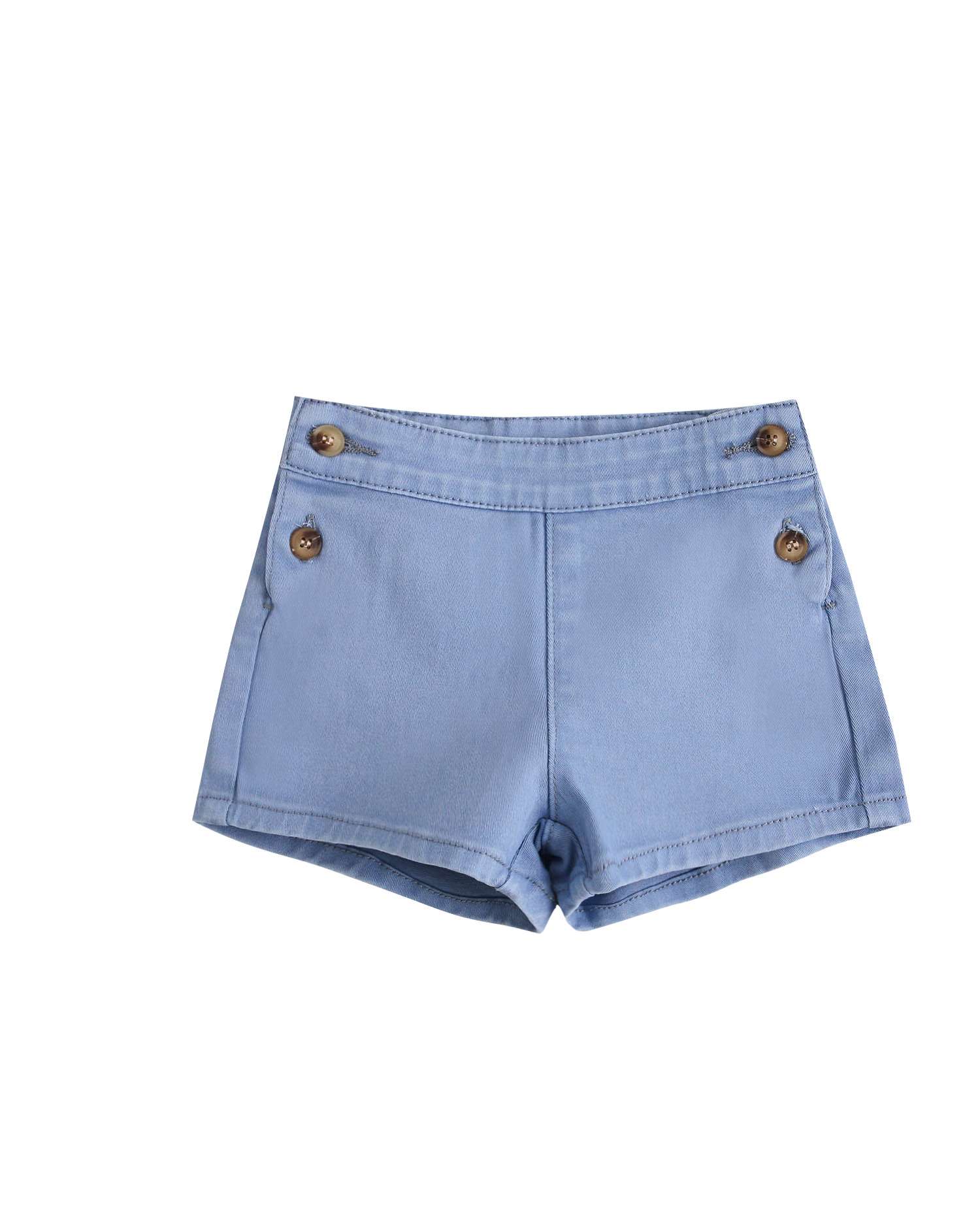 Short de bebé con botones - Dadati - Azul Azul-1