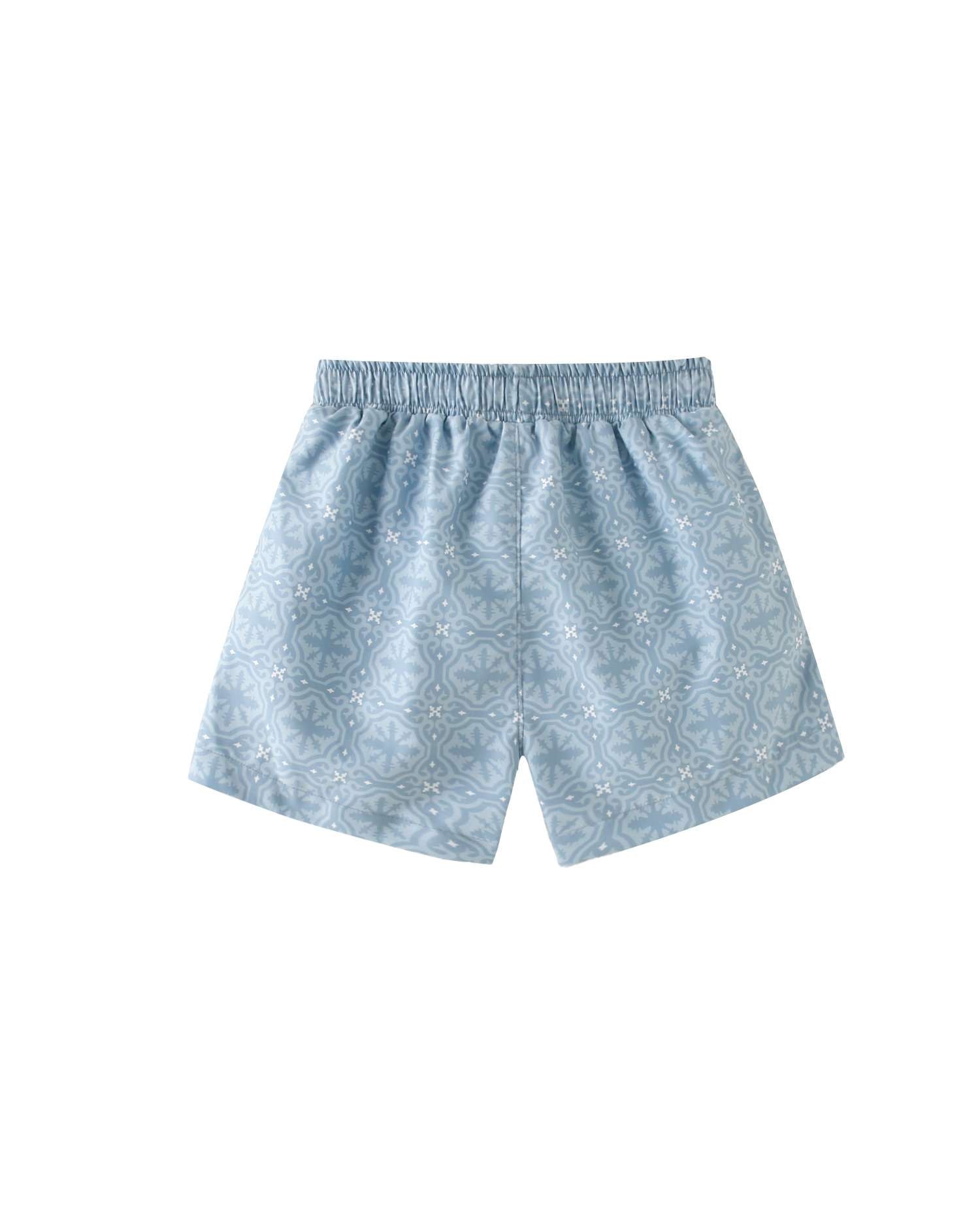 Bañador de niño con estampado geométrico y cintura elástica - Dadati - Azul claro Azul claro-2