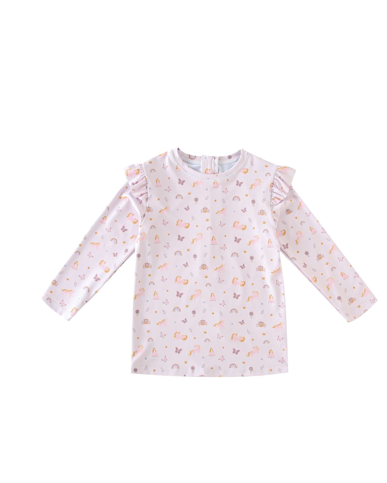 Camiseta de niña de lycra con protección solar 50 pf - Dadati - Rosa claro Rosa claro-5