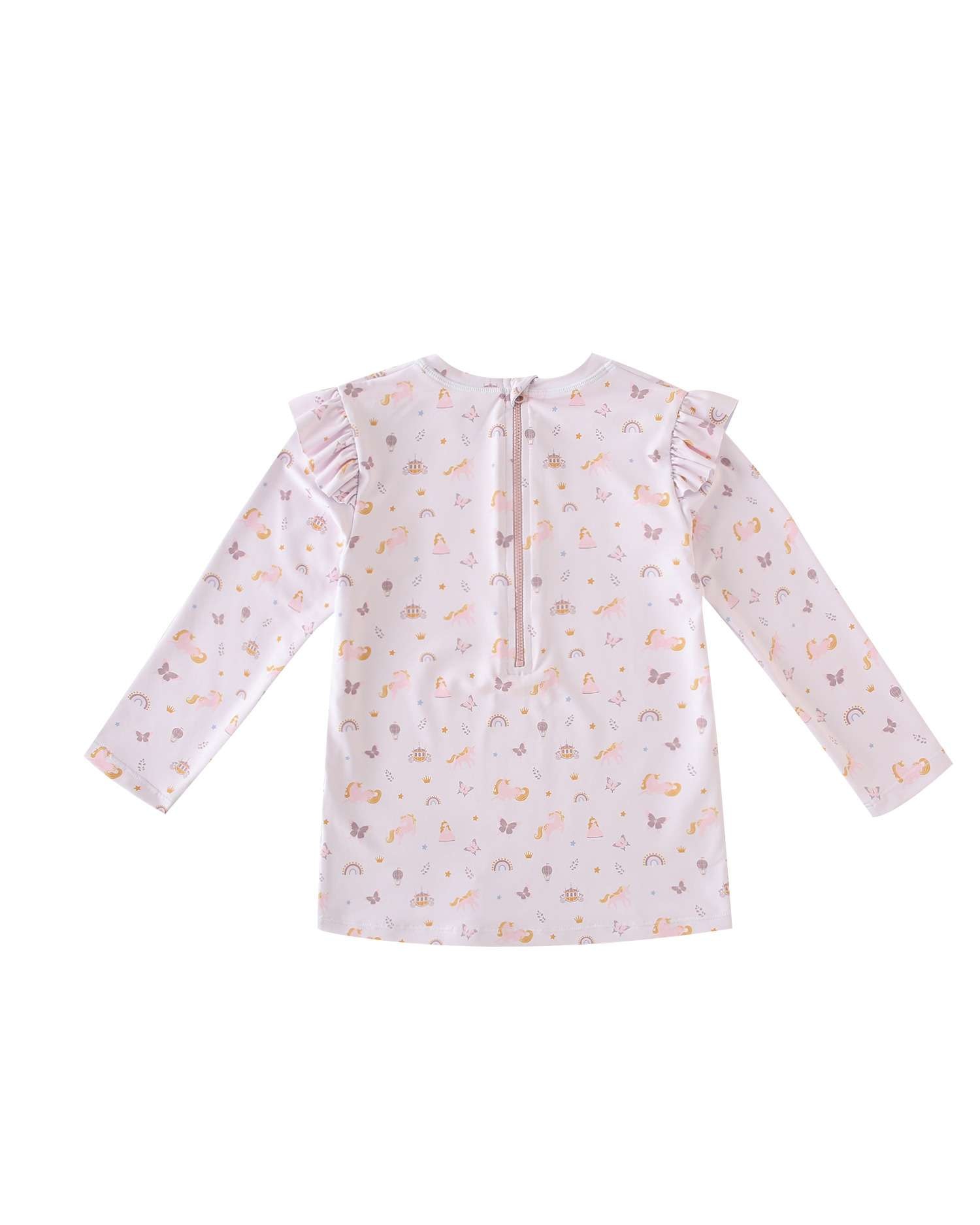 Camiseta de niña de lycra con protección solar 50 pf - Dadati - Rosa claro Rosa claro-4