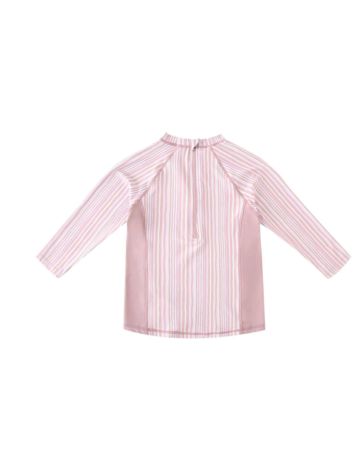 Camiseta de niño de lycra de rayas con protección solar 50 pf - Dadati - Rosa claro Rosa claro-4