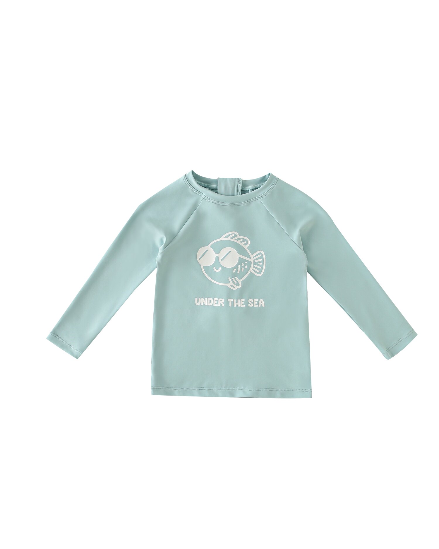Camiseta de bebé de lycra con protección solar 50 pf - Dadati - Azul celeste Azul celeste-1