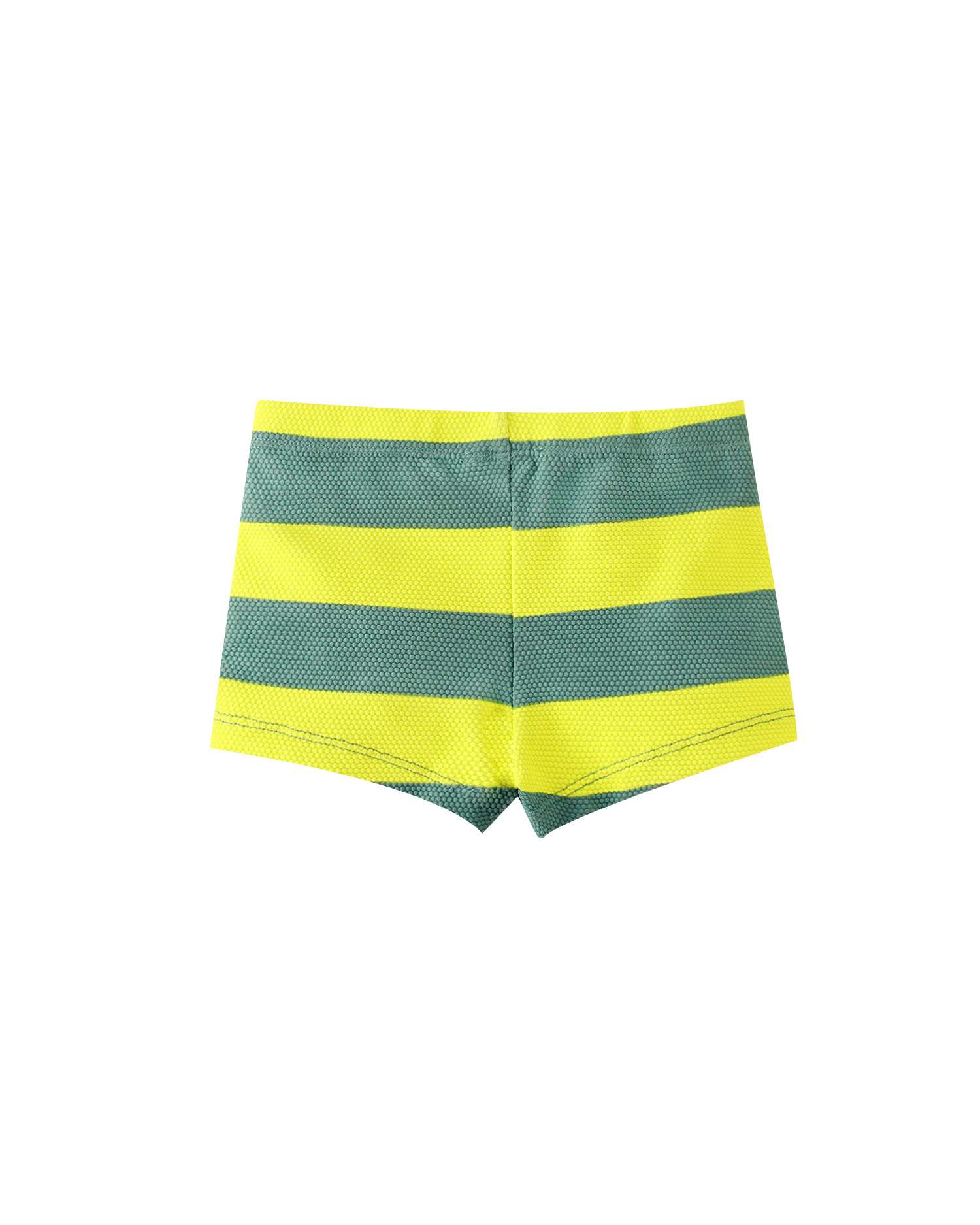 Bañador de bebé tipo bóxer de rayas con cintura ajustable - Dadati - Verde oscuro Verde oscuro-2